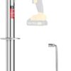 5000 lbs A-Frame Trailer Jack, 23′′ Vertical Travel, 20-24V Cordless Drill Compatible, Adjustable Drop Leg, for Utility, Yacht (Black)