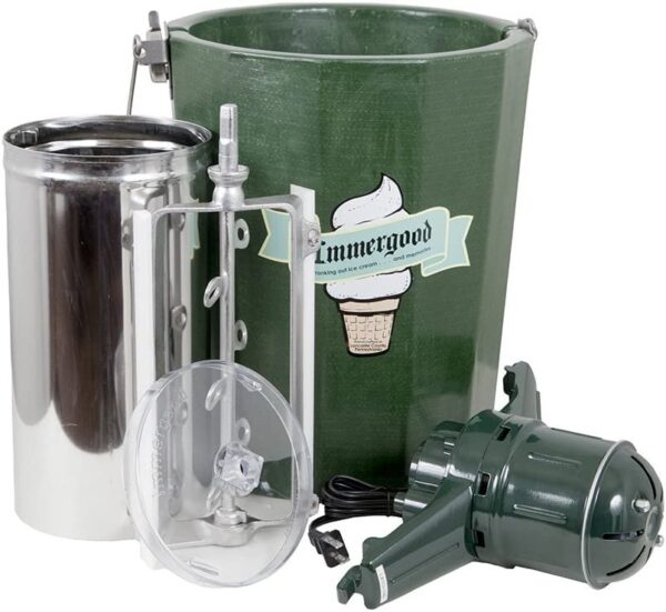 Old Fashioned Ice Cream Maker w/Motor