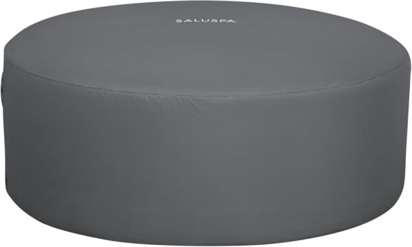Bestway SaluSpa Miami EnergySense AirJet Inflatable Hot Tub Spa (71′′ x 26′′) | Portable Hot Tub with 2 Covers (1 Energy-Efficient Thermal Cover and 1 Standard Cover) | Fits Up to 2-4 Persons | Black