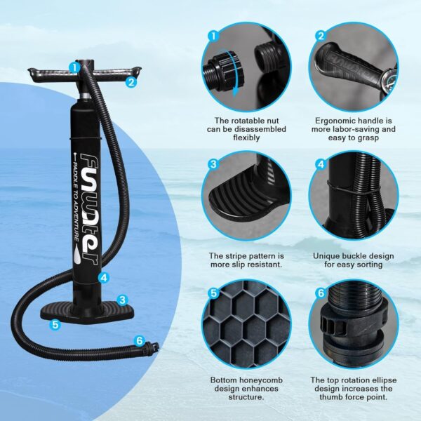 bd2b2f39363a496fac98098503bf71d3 FunWater Inflatable Ultra-Light Stand Up Paddle Board for All Skill Levels with Premium SUP Paddleboard Accessories,Non-Slip Comfort Deck for Youth & Adults