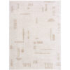 Plush Cream White Washable Rug