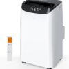 14000 BTU Portable Air Conditioners with Remote Control, 3-in-1 Free Standing Cooling AC Unit with Fan & Dehumidifier, Cools Room up to 700 sq.ft, Smart/Sleep Mode,3 Speed,Auto Swing,24H Timer