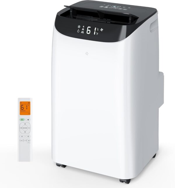 be756cfcae694fc68fb8700acee797ed 14000 BTU Portable Air Conditioners with Remote Control, 3-in-1 Free Standing Cooling AC Unit with Fan & Dehumidifier, Cools Room up to 700 sq.ft, Smart/Sleep Mode,3 Speed,Auto Swing,24H Timer