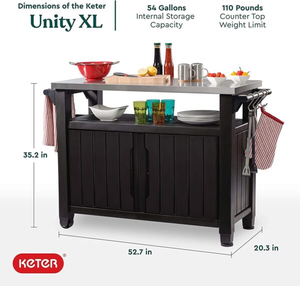 Portable Outdoor Table and Storage
