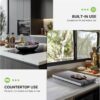Induction Cooktop 2 Burners, 12 Inch Bulit-in & Countertop Induction Stove with Plug 110V-120V, 9 Power Levels Electric Stove 1800W, Child Lock, Timer, Touch Control for Fast Cooking