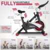 Belt Drive Indoor Cycling Bike with Magnetic Resistance Exercise Bikes Stationary