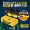 Werner 6 ft. Fiberglass Step Ladder (10 ft. Reach Height) with 225 lb. Load Capacity Type II Duty Rating