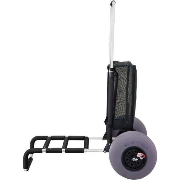 bf74abcfa2cb42b8a8153cc92ad168a0 Best 165LBS Folding Beach Cargo Deck Cart W/ All-Terrain Balloon Tires