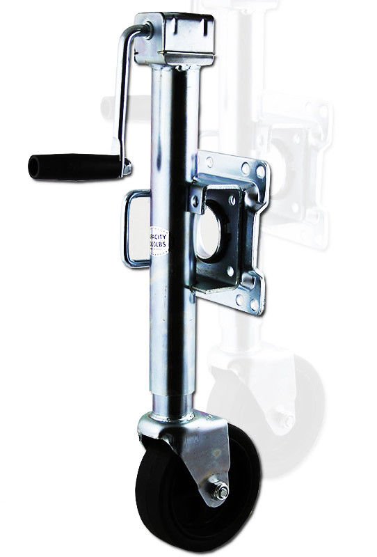 c015f98810294923afd9917a36dc9ddf 1000 LB Boat RV Swing Away Trailer Boat Jack Swivel Wheel corrosion