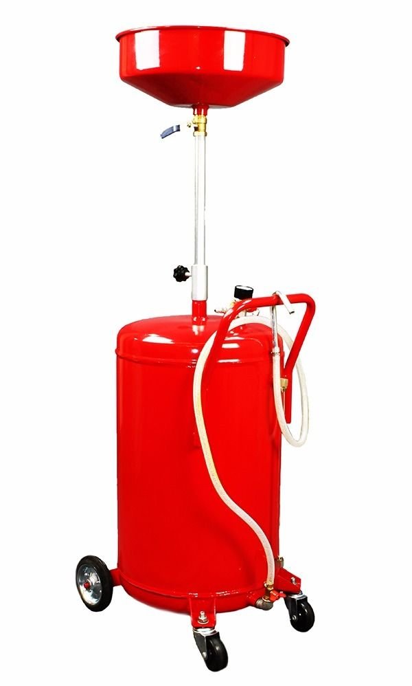 c01aa7e4014547f8bb38c708b6ba60a6 66076 Oil Drain pan Portable 20 Gallon Waste Air Operated Drainer