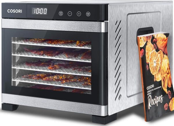 COSORI Food Dehydrator for Jerky, Large Drying Space with 6.48ft2, 600W Dehydrated Dryer