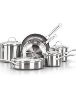 Calphalon Classic Stainless Steel 10-Piece Cookware Set