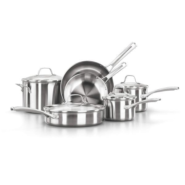 Calphalon Classic Stainless Steel 10-Piece Cookware Set