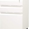 DEVAISE 3 Drawer Mobile File Cabinet Under Desk Office, Fully Assembled Except Casters, Letter/Legal Size, Black