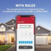 6172H-B Signature Series Ultra-Quiet Wall Mount Smart Garage Door Opener with Battery Backup, Wi-Fi, Wireless Wall Console