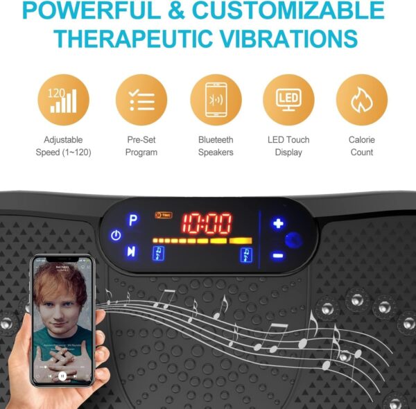 c142d1dc874042fd88ac53abe64e762d Vibration Plate Fitness Platform Exercise Machine Vibrating Lymphatic Drainage Shaking Full Body Shaker Workout Vibrate Stand Shake Board Sport Gym for Weight Loss Fat Burner for Women Men