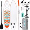 FunWater Inflatable Ultra-Light Stand Up Paddle Board for All Skill Levels with Premium SUP Paddleboard Accessories,Non-Slip Comfort Deck for Youth & Adults