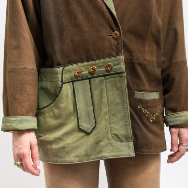 Retro leather jacket