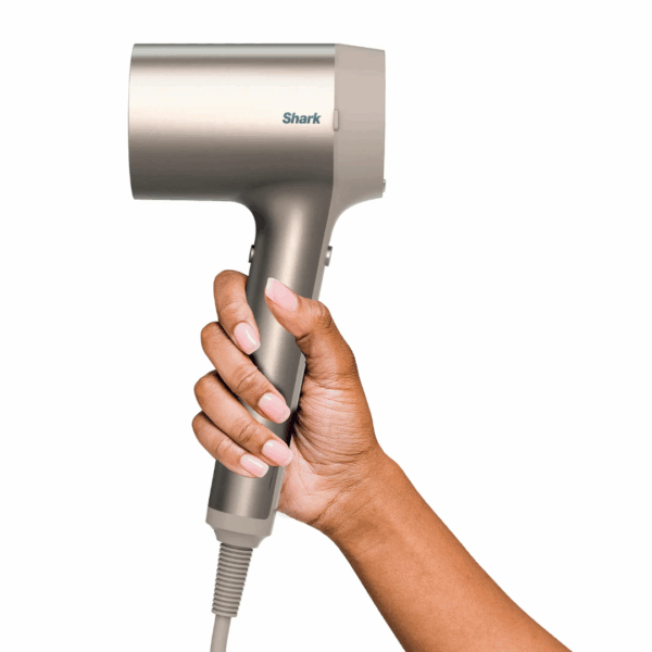 c37658bf8375454ea5e678a89d11a34d Shark HyperAir Hair Blow Dryer with IQ 2-in-1 Concentrator Styling Brush Attachments Stone