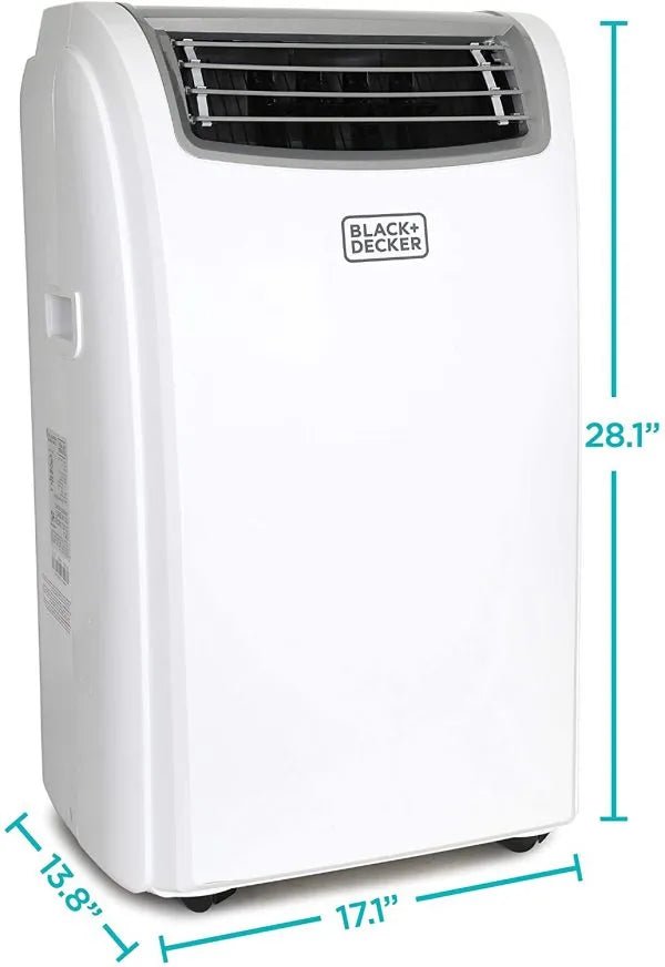 c381e9b8498e42dca4979f25d7eed759 14,000 BTU Portable Air Conditioner with Heat and Remote Control, White