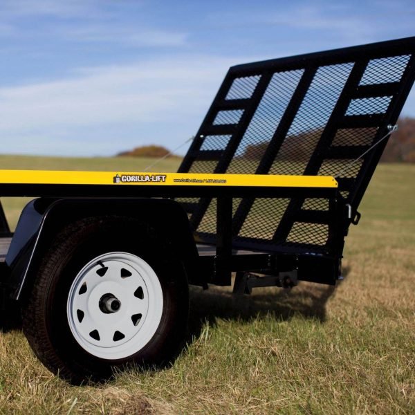 Gorilla Lift 2 Sided Tailgate Utility Trailer Gate Ramp Lift Assist System