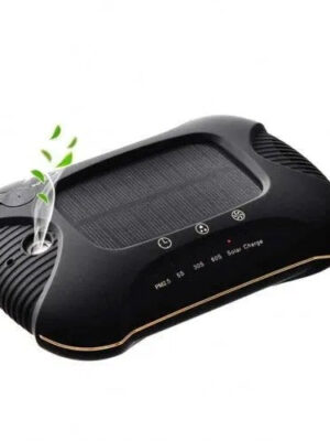 Air Purifier Aroma Diffuser Auto Mist Maker PM 2.5 Eliminator Car Air Purifier with Fresh Air Humidifier USB Air Purifier for Car with HEPA,White