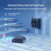 Beatbot AquaSense 2 Cordless Robotic Pool Vacuum Cleaner, Smart Surface Parking, Double-Pass Waterline Scrubbing, Cleans Floor, Walls, and Waterline, Above & In-Ground Pools up to 3,230 sq.ft – Blue