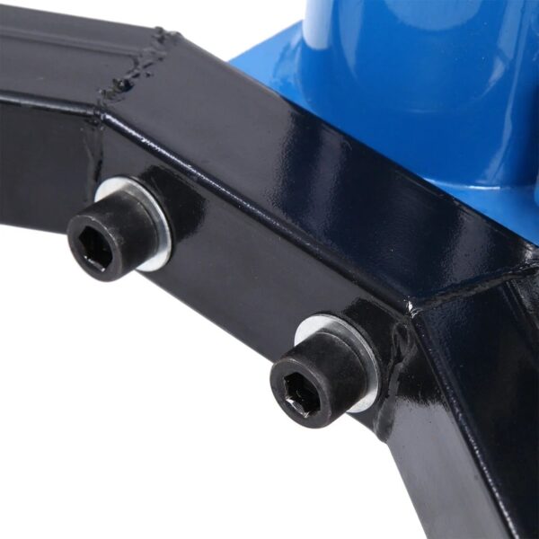 c4cf5657947342818bf4d80e181c9048 1660 Pounds Hydraulic Car Transmission Jack Vertical Lift with 360° Swivel Wheel Pedal ,Blue,33′′-70′′(0.75Ton)