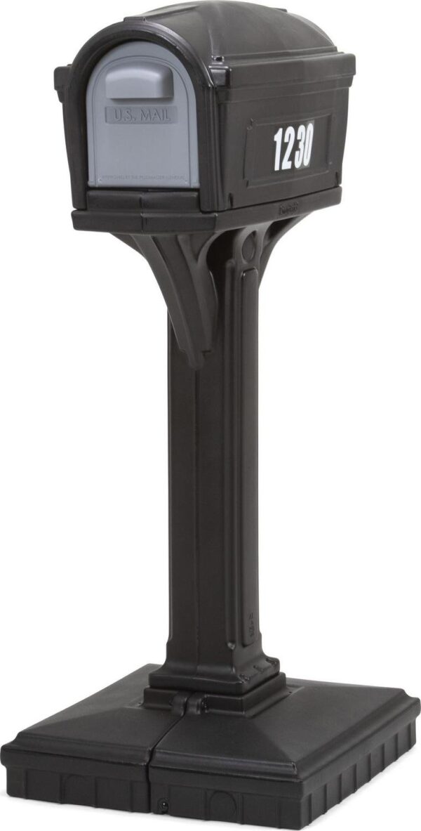 c5092fa70d6942dc85a1fe0f54f78dbd Simplay3 Dig Free Easy Up Classic Black Plastic Mailbox