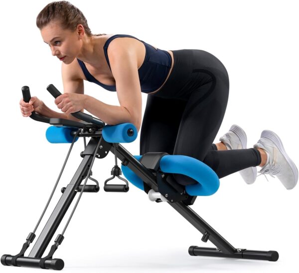 c529357427184356bf7a5c460eda1614 Ab Workout Equipment, Adjustable Ab Trainer Machine for Abs Workout at Home Gym, Foldable, Knee Protection, Abdominal Trainer for Stomach Workout
