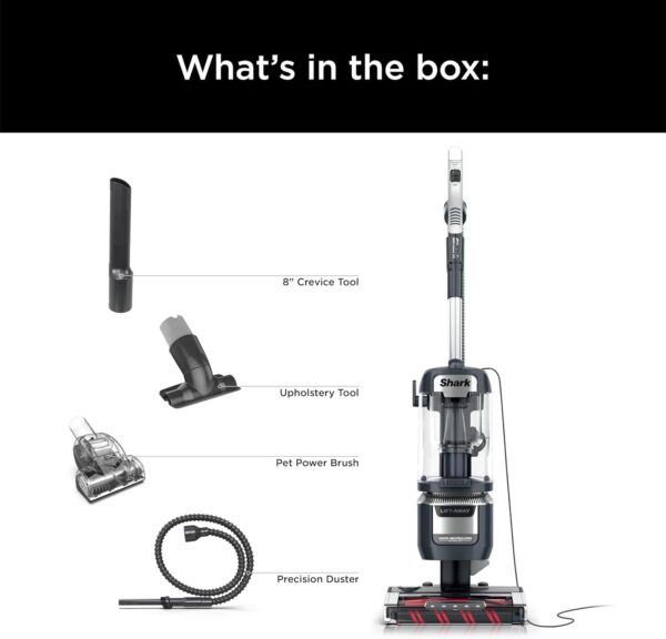 Rotator Pet Pro Lift-Away ADV Upright Vacuum with HEPA Filter, DuoClean PowerFins HairPro and Odor Neutralizer Technology, Pet Hair Pickup, For Carpets & Hardfloors, Dark Grey, LA555