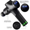 Deep Tissue Massage Gun – 30 Speed 6 Heads Super Quiet Brushless Motor LCD Touch Display Percussion Massager