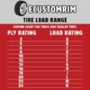 Radial Trailer Tire on Rim ST205/75R14 with 5 Lug Galvanized Spoke Wheel