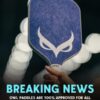 The OWL Paddle, Premium Pickleball Paddle Revolutionary Pickleball Paddle, Quiet Pickleball Paddle