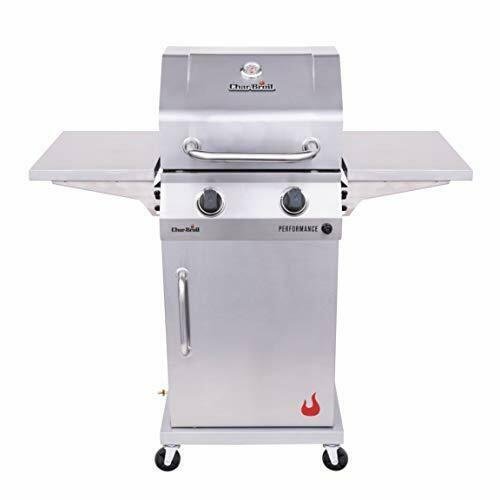 c66294021f7b48cc89ffd2e80fd1c259 2-Burner Cabinet Style Liquid Propane Gas Grill Stainless Steel Material
