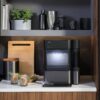 Countertop Nugget Ice Maker | Ice Machine with WiFi Connectivity | Smart Home Kitchen Essentials | Black Stainless