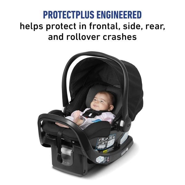 c6c0deee696a40f89b7a12f98472906c Graco SnugFit 35 Infant Car Seat | Baby Car Seat with Anti Rebound Bar, Gotham