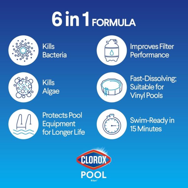 c6d95de9a60b49bd83d7841167896226 Plus 3” Chlorinating Tablets, Individually Wrapped, Kills Bacteria & Stops Algae (35 LB)