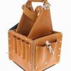 IDEAL Tan Leather 10.75-in Electrician s Tote