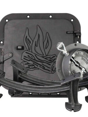 US Stove Company Outdoor 1-Burner Wood Manual Iron Outdoor Stove