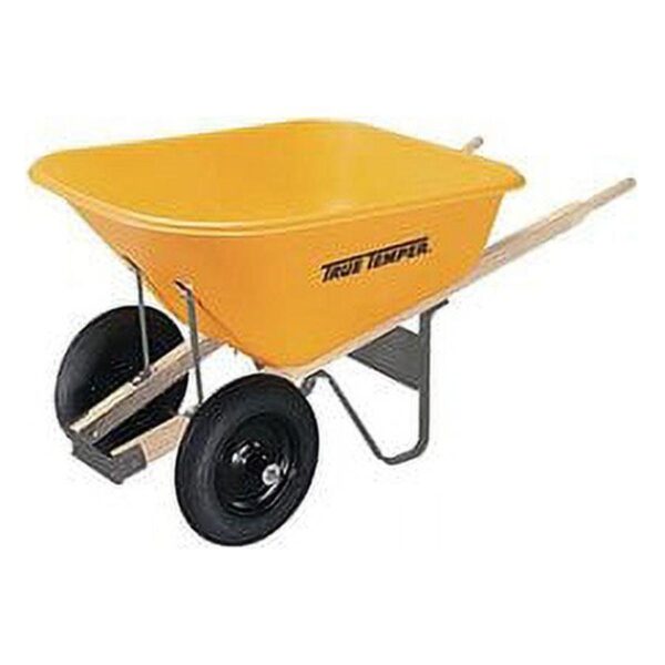 c7df7c249c1f483d9cf03a91010d4801 8 Cu Ft Poly Wheelbarrow with Dual Tires – Durable Plastic Construction