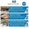 Blue Rhino Razor 4-Burner Liquid Propane Flat Top Grill