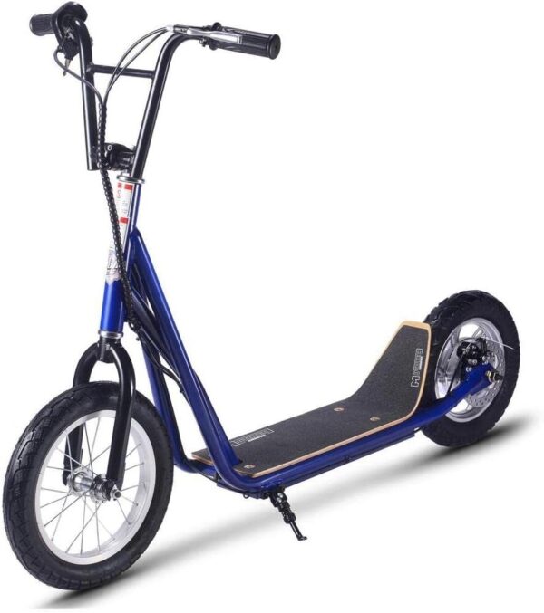 c8986d438650496ba2a3fef6f9c02186 36v 350w Big Wheel Lithium Electric Scooter Blue (Groove-350)