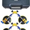 Angle 90 Degree Countertop Seam Setter with 6′′ Suction Cup for Seam Joining & Leveling/Professional Countertop, granite . Stone, Marble Slab Installation. (2 PACK) (6′′ seam setter)