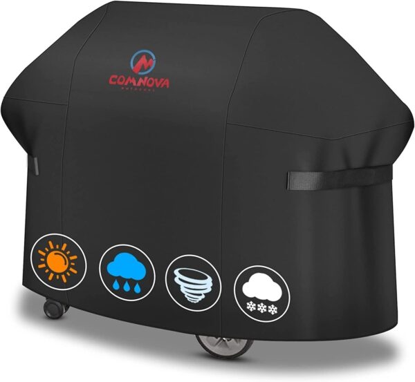 Comnova Grill Cover 52 Inch – BBQ Grill Covers for Weber Spirit 300 Series Gas Grill Heavy Duty & Waterproof, 7106 Weber Barbecue Cover for Spirit E310, Sprit E315, Spirit E330 and Spirit ii E310