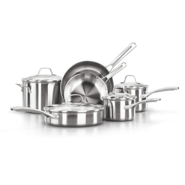 Calphalon Classic Stainless Steel 10-Piece Cookware Set