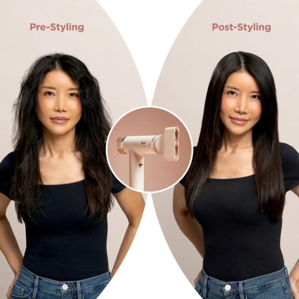 Shark SpeedStyle RapidGloss Finisher and High-Velocity Dryer Silk Straight Wavy