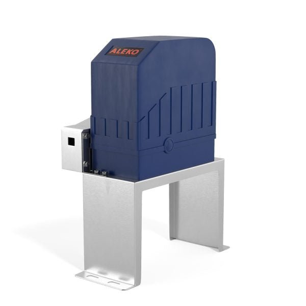 ca0a2c39cb514dbb8609878e2a6a7f21 ALEKO 40-ft Slide Universal Battery Driveway Gate Opener Kit (Solar Compatible)