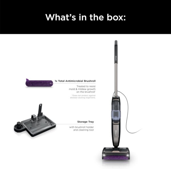 Steam Pickup 3-in-1 Steam Mop Picks Up Debris, Deep Scrubs, & Steam Sanitizes – All At Once, Lightweight Steam Cleaner for Home with Sealed Hard Floors like Hardwood, Tile & Laminate, SD201