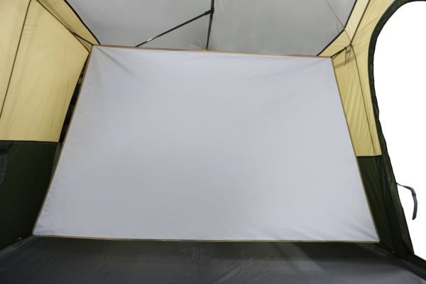 ca7009dc8942416c82bda63d9e6574a3 Hazel Creek 12 Person Cabin Tent, 3 Rooms, Green